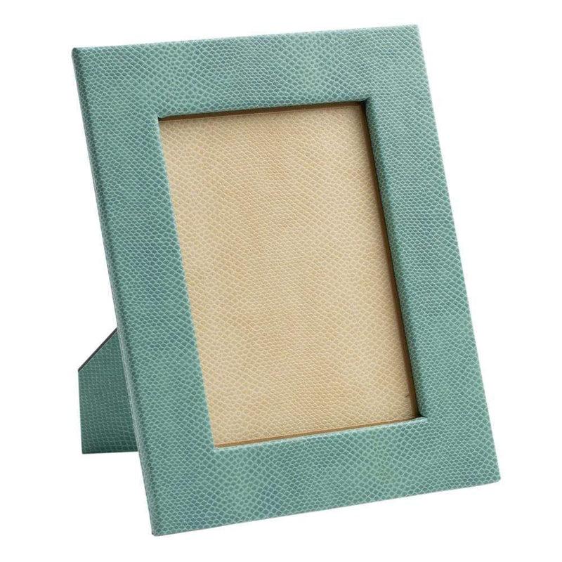 caspari Snakeskin 5" x 7" Picture Frame in Mist - 1 Each