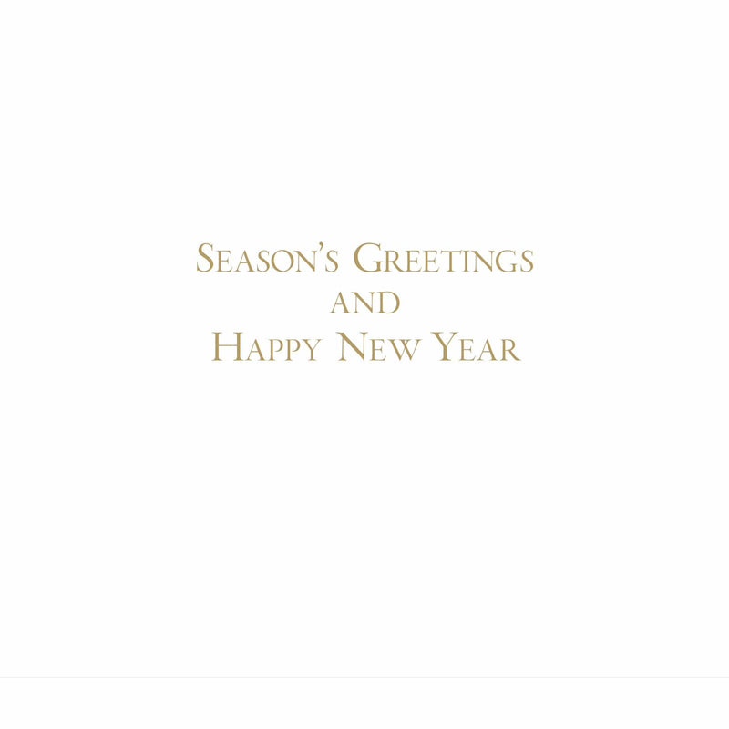 Caspari Snow At Argenteuil Large Boxed Christmas Cards - 16 Cards And 16 Envelopes
