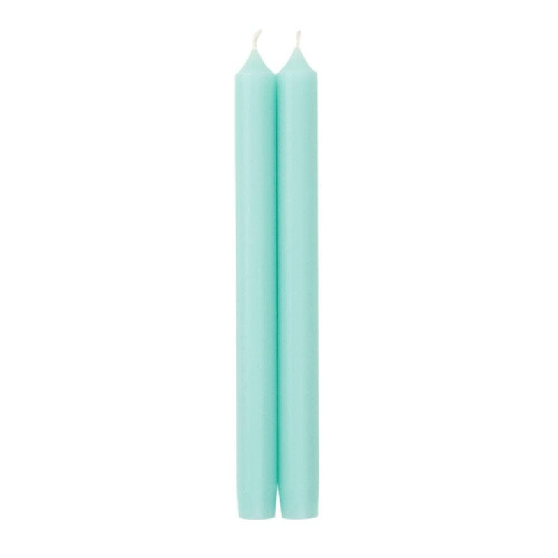 caspari Straight Taper 10" Candles in Aqua - 2 Candles Per Package 3 Packages Included