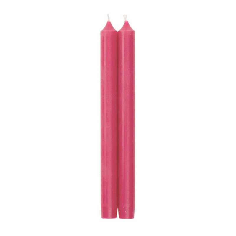 caspari Straight Taper 10" Candles in Fuchsia - 2 Candles Per Package 6 Packages Included