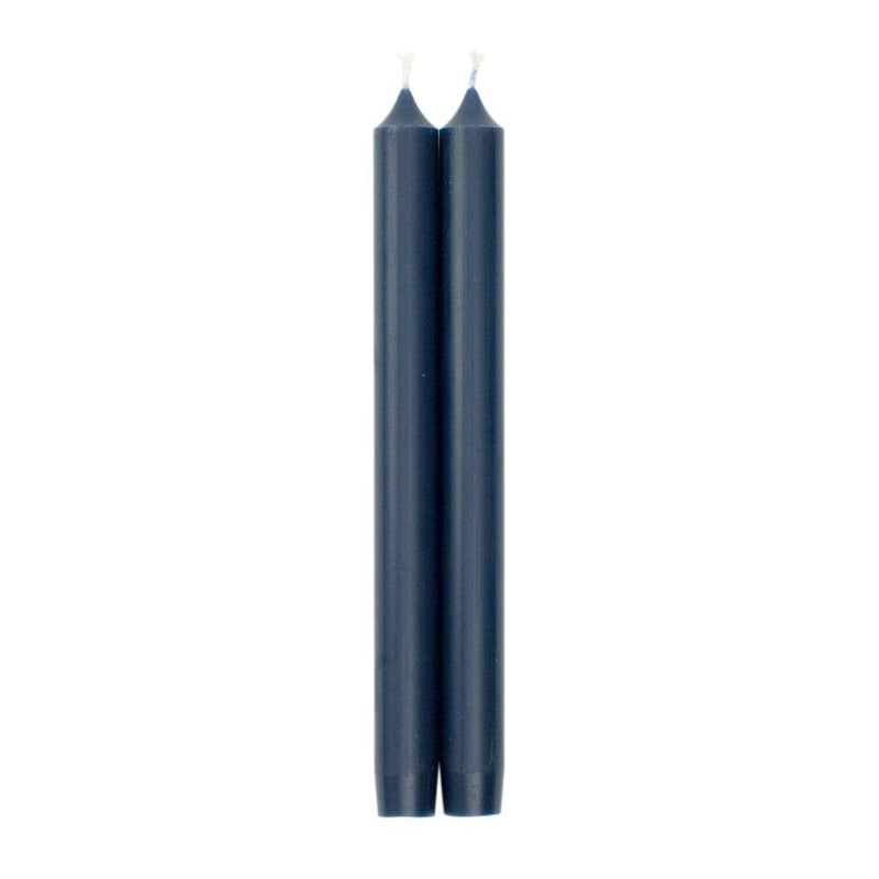 Caspari Straight Taper 10" Candles In Marine Blue - 4 Candles
