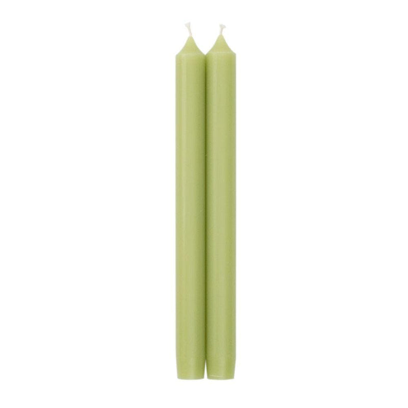 caspari Straight Taper 10" Candles in Moss Green - 4 Candles