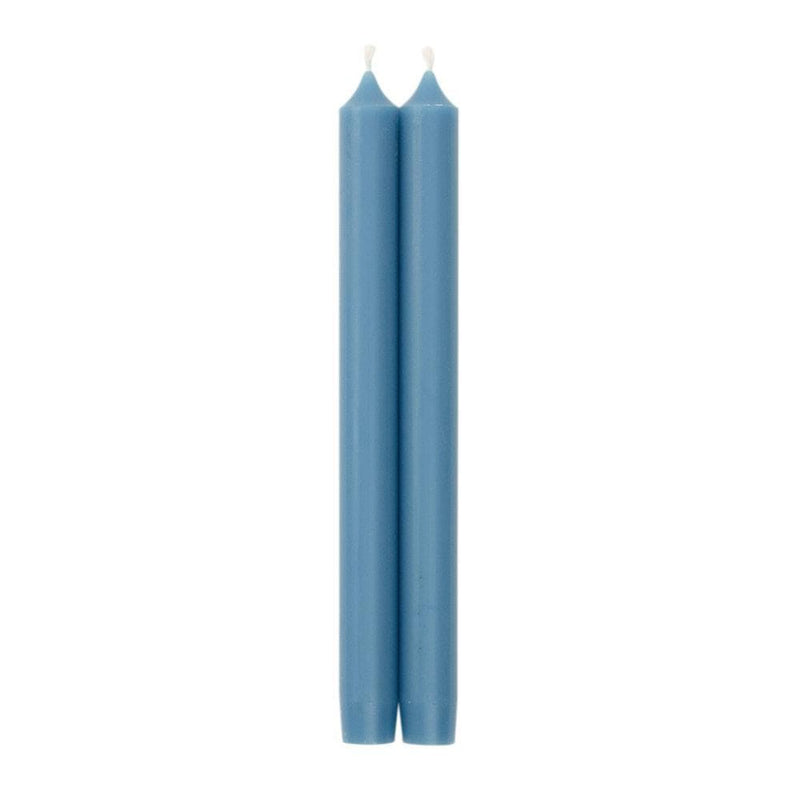 Caspari Straight Taper 10" Candles In Parisian Blue - 4 Candles