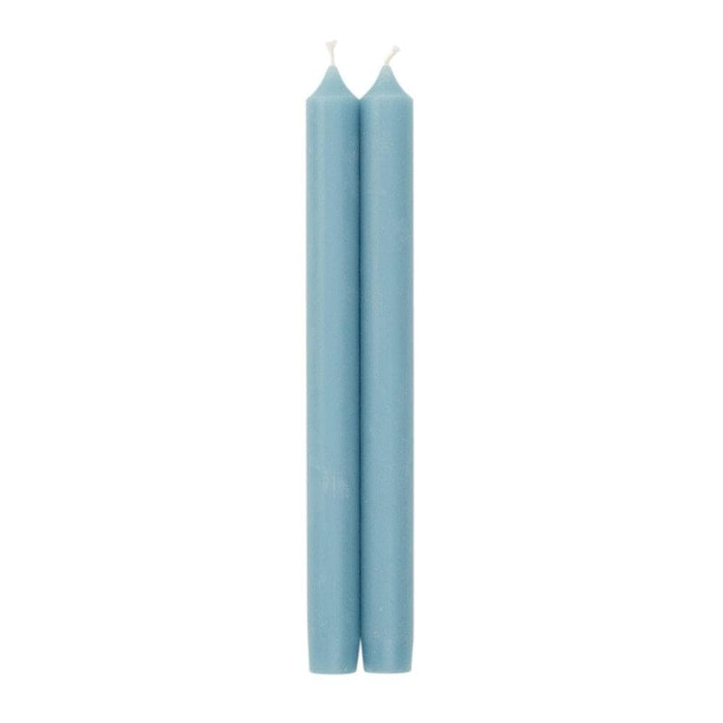 caspari Straight Taper 10" Candles in Stone Blue - 2 Candles Per Package 3 Packages Included