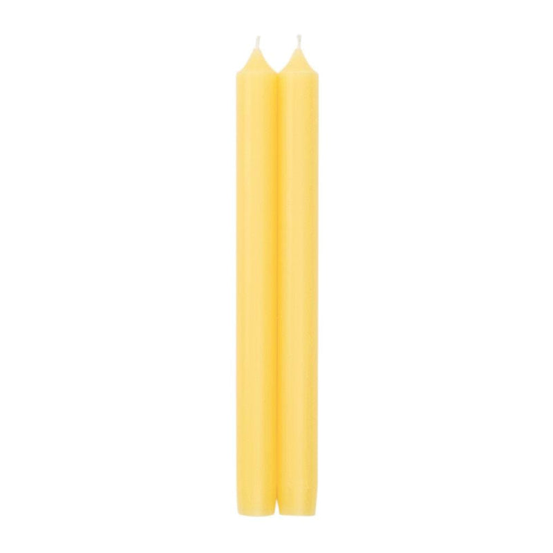 caspari Straight Taper 10" Candles in Yellow - 2 Candles Per Package 3 Packages Included