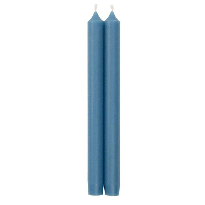 Caspari Straight Taper 12" Candles In Parisian Blue - 4 Candles