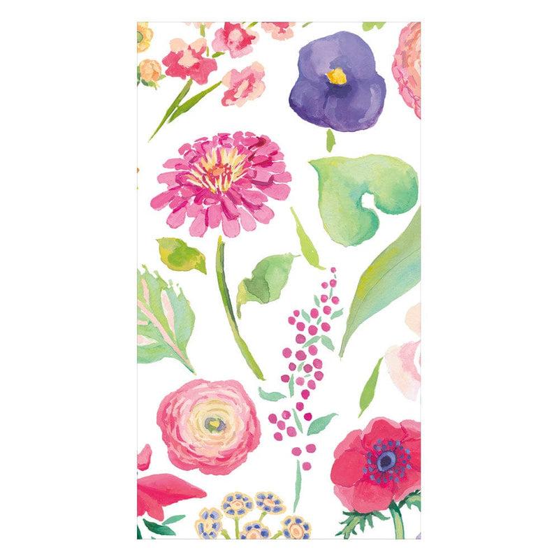 Caspari Summertime Guest Towel Napkins - 15 Per Package