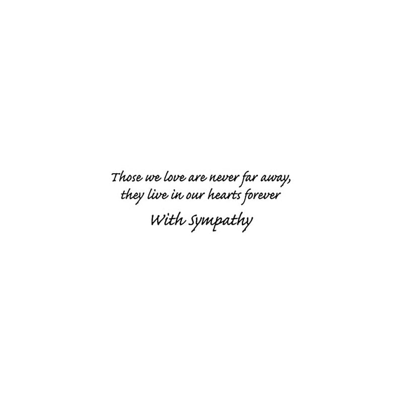 Caspari Sympathy - Set Of Six Greeting Cards And Envelopes