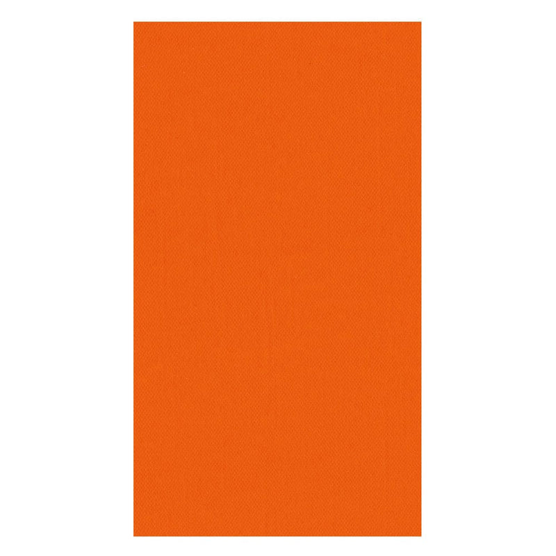 caspari Tangerine Paper Linen Guest Towel Napkins - 12 Per Package
