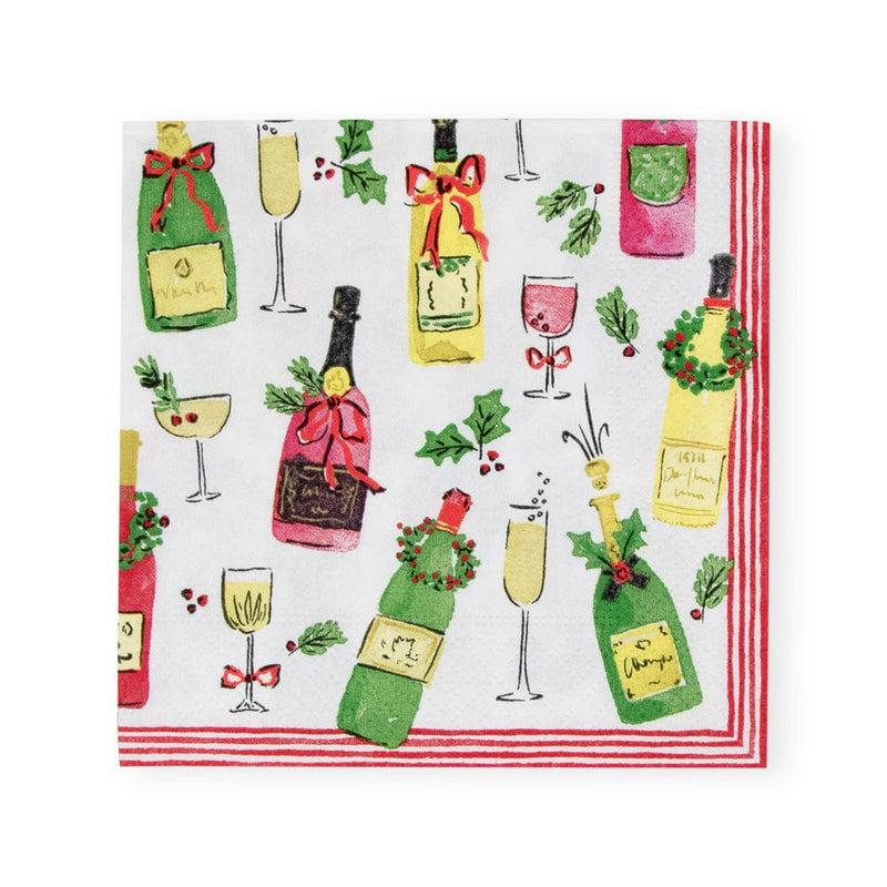 caspari Tipsy And Toasty Cocktail Napkins - 20 Per Package