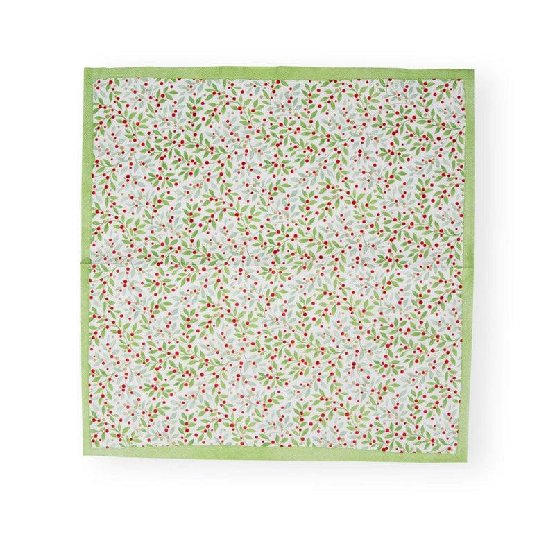 Caspari Twining Greenery Paper Luncheon Napkins - 20 Per Package