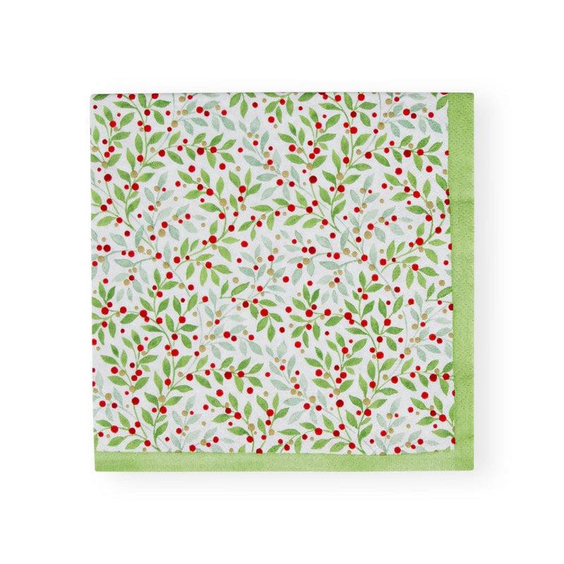 caspari Twining Greenery Paper Luncheon Napkins - 20 Per Package