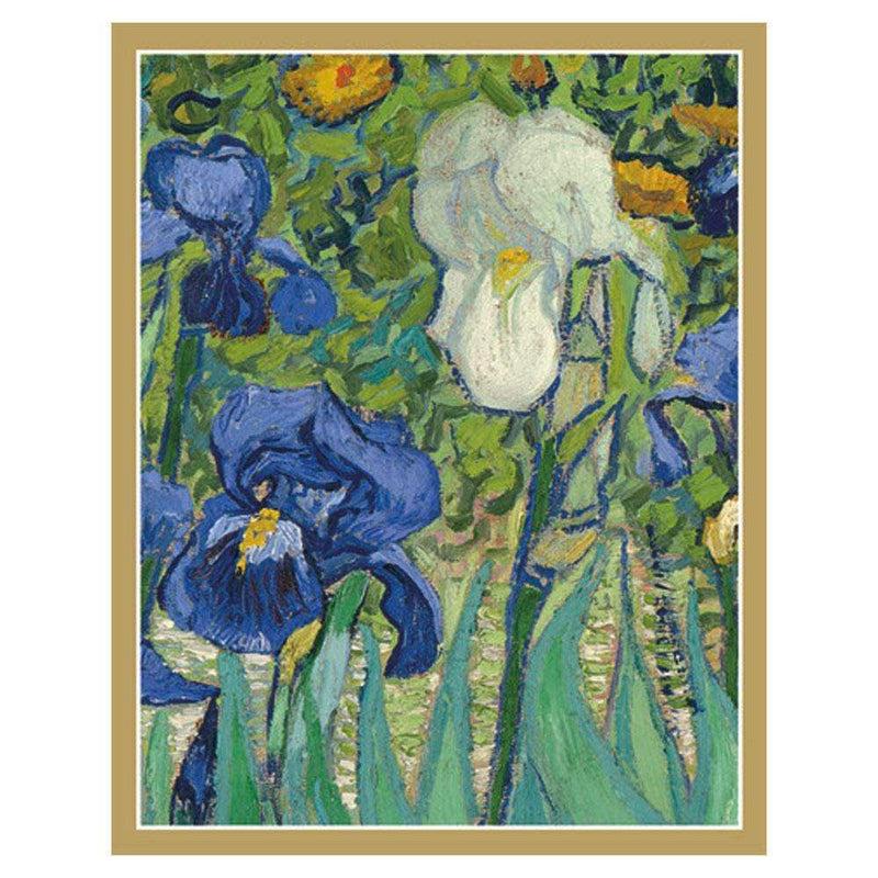 Caspari Van Gogh Irises Bridge Tally Sheets - 12 Per Package