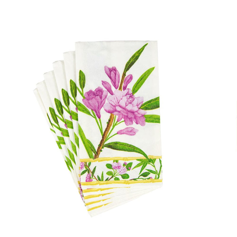 Caspari Wellington Ivory Guest Towel Napkins - 15 Per Package