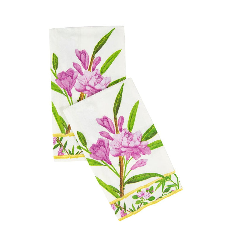 Caspari Wellington Ivory Guest Towel Napkins - 15 Per Package