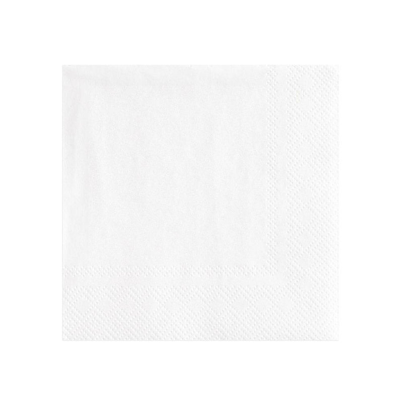 caspari White Pearl Paper Cocktail Napkins - 20 Per Package