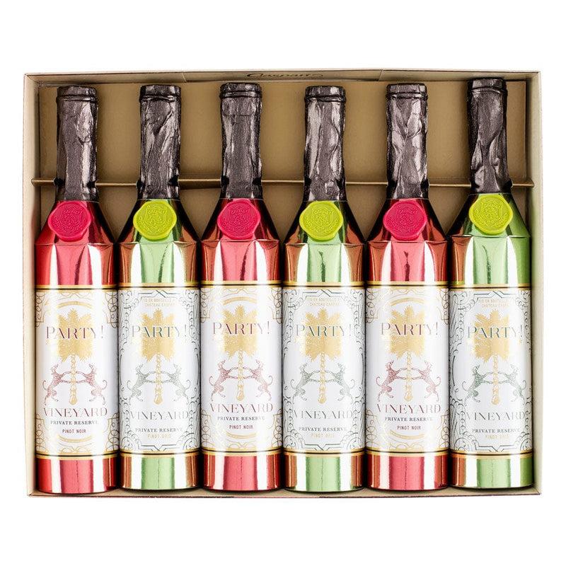 Caspari Wine Tasting Celebration Crackers - 6 Crackers
