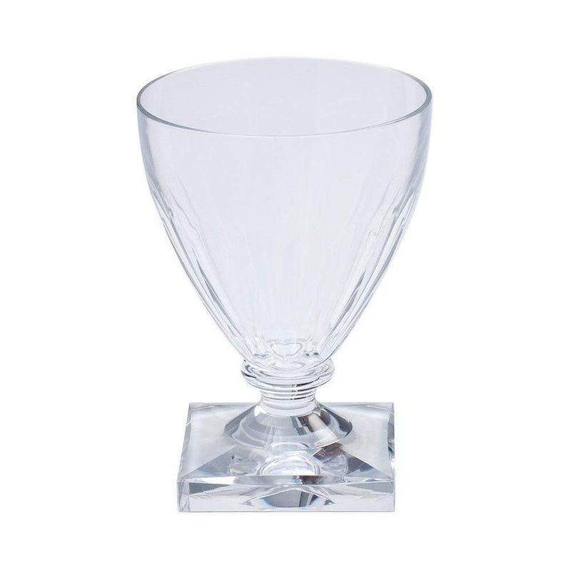 Caspari Acrylic 8.5 Oz. Wine Goblet In Crystal Clear - 6 Each
