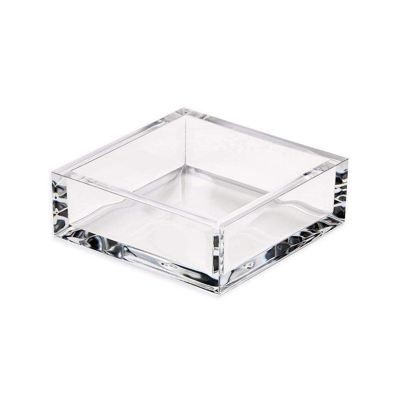 Caspari Acrylic Cocktail Napkin Holder In Crystal Clear - 1 Each