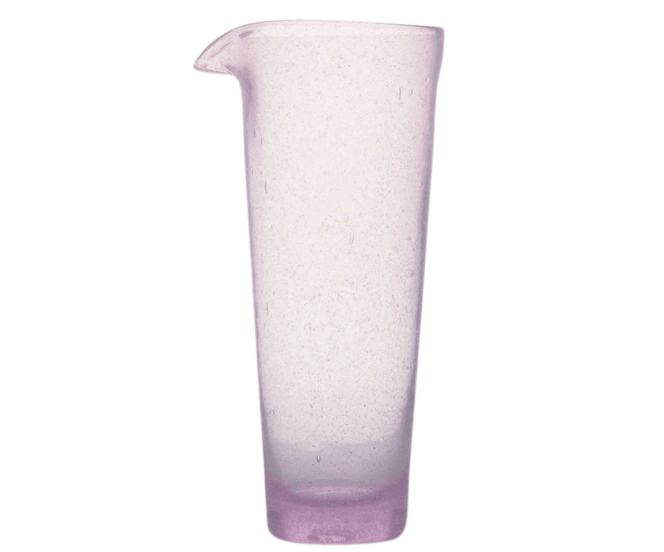 Caspari Glass Jug In Mauve
