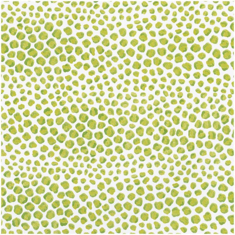 caspari Just Spots Lime Gift Wrap - One 30" X 8' Roll