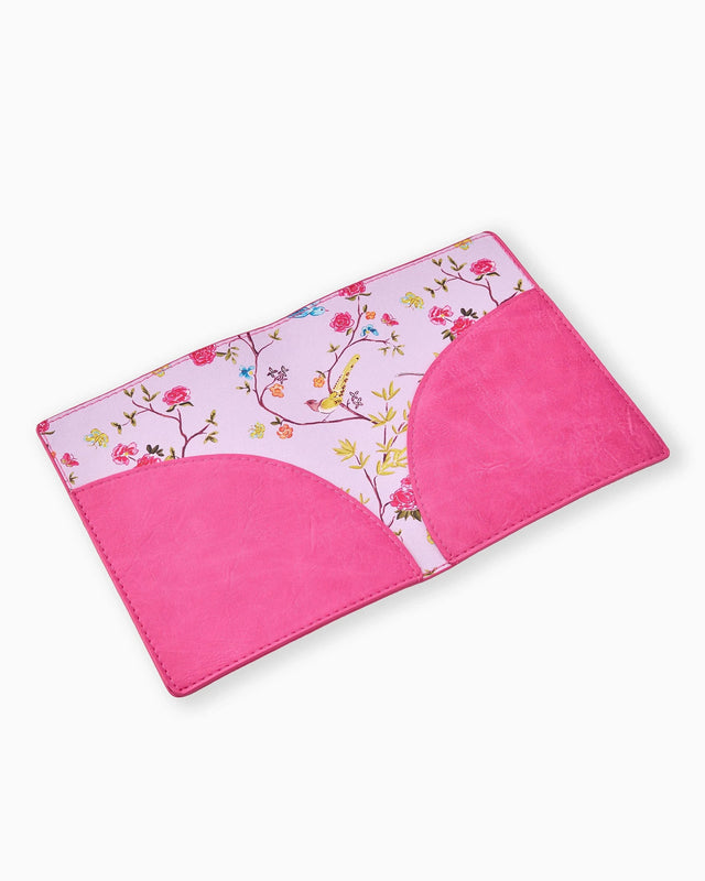 Caspari Mahjong Card Folio - Hot Pink