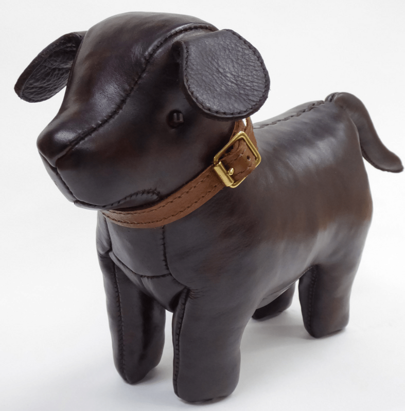 Caspari Omersa Leather Labrador- Miniature