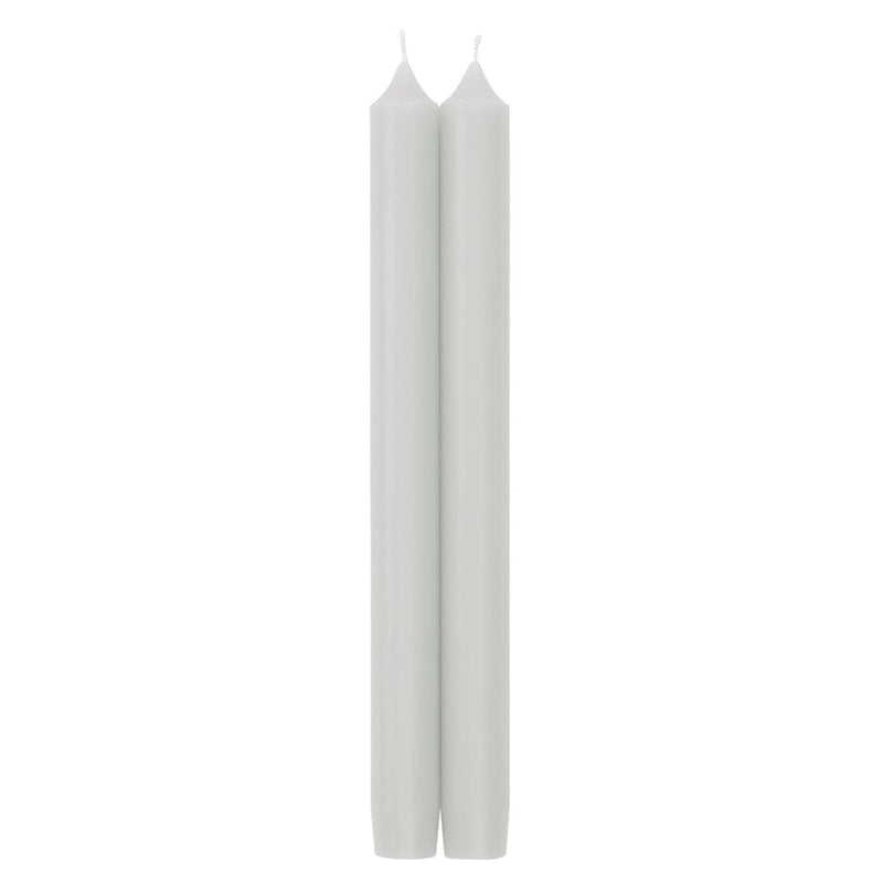 Caspari Pale Grey Candles - 2 Candles Per Package