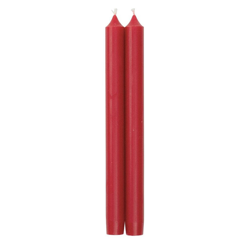 caspari Straight Taper 12" Candles in Red - 4 Candles