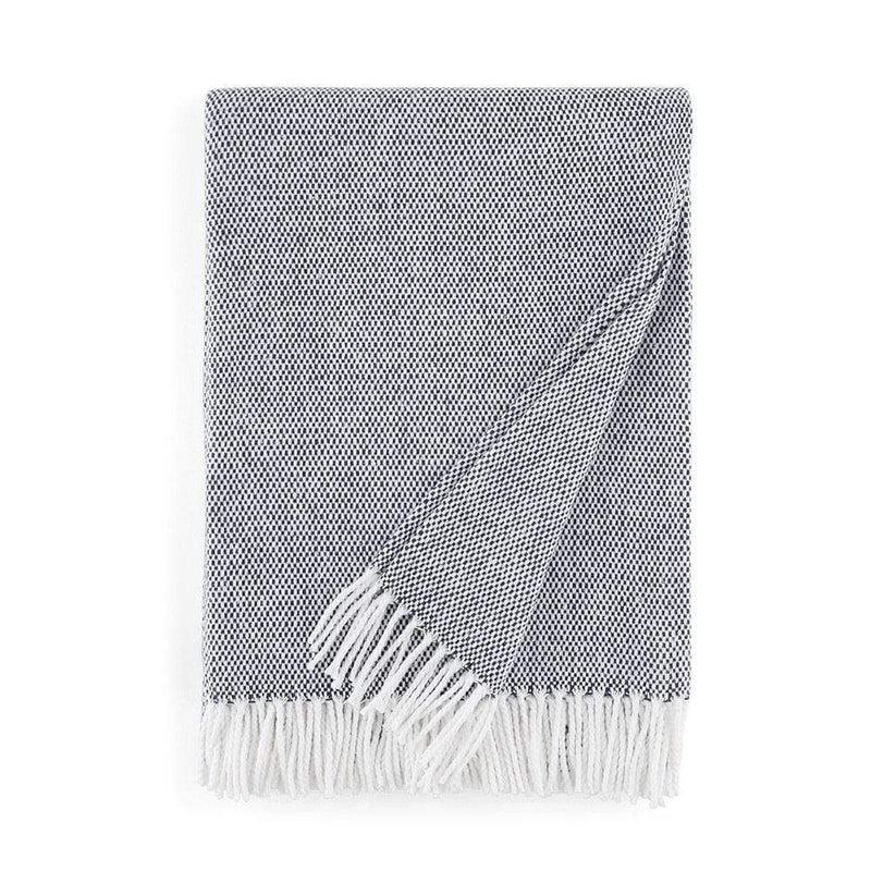 Caspari Terzo Throw In Navy