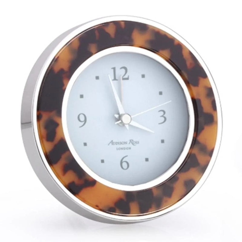 Caspari Tortoise & Silver Alarm Clock