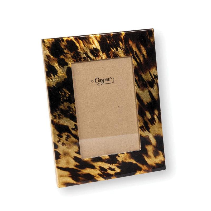 Caspari Tortoiseshell Lacquer Picture Frame - 5 X 7