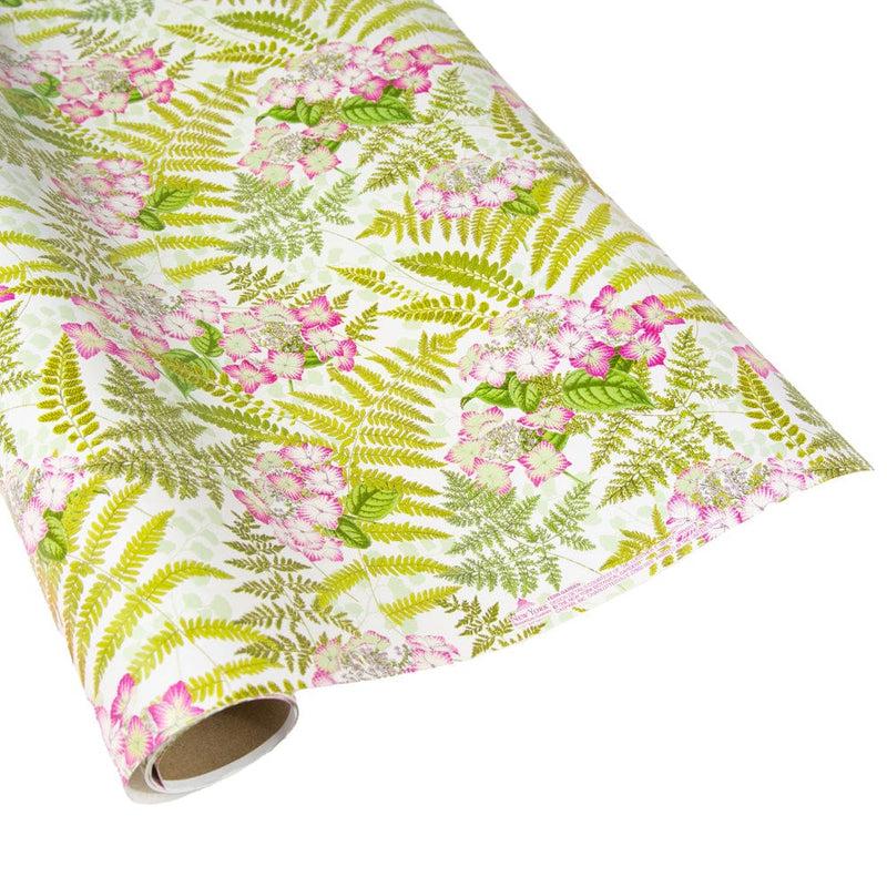 caspari Fern Garden Gift Wrap - 1 Continuous Roll of Wrapping Paper