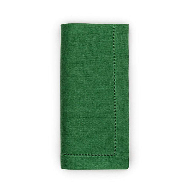Caspari Festival Cloth Dinner Napkins In Emerald - Set Of 4