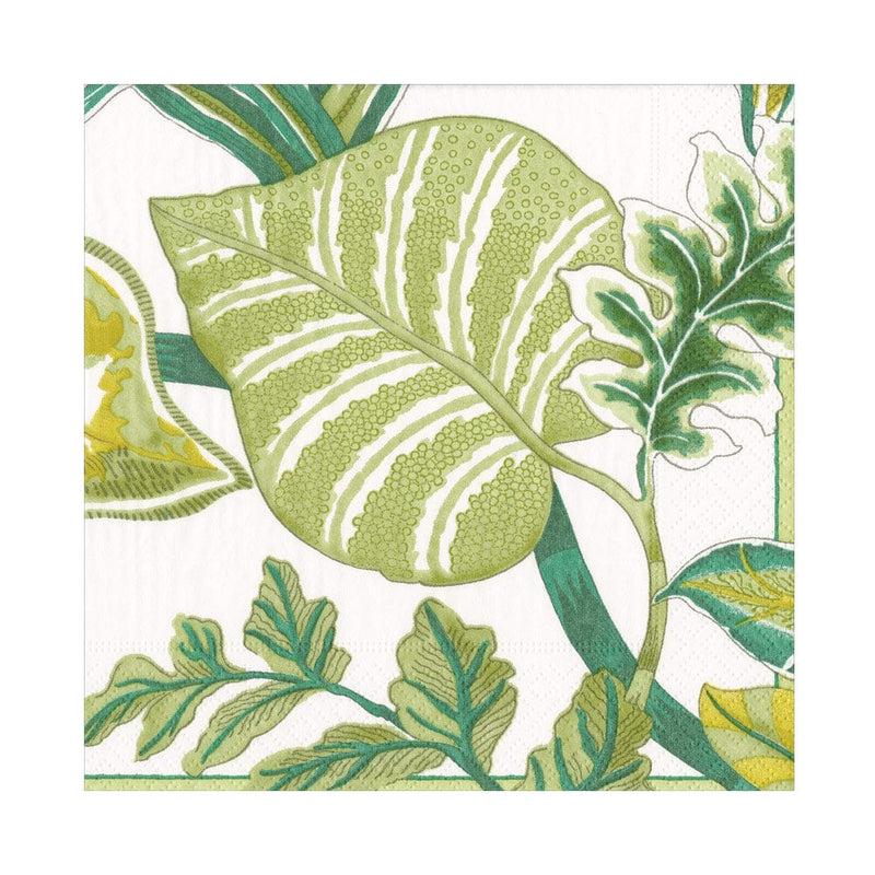 caspari Florida Luncheon Napkins in Ivory - 20 Per Package