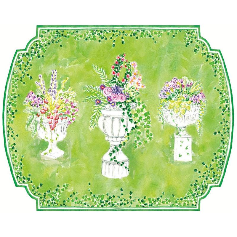 caspari Jardin De Luxembourg Die-Cut Placemats - 1 Each