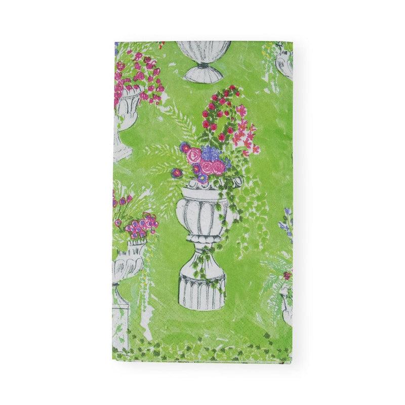 Caspari Jardin De Luxembourg Guest Towel Napkins - 15 Per Package