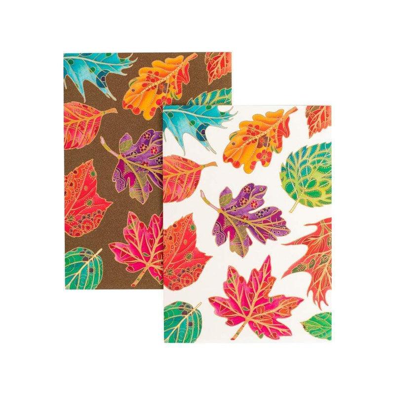 Caspari Jeweled Autumn Boxed Note Cards - 8 Note Cards & 8 Envelopes