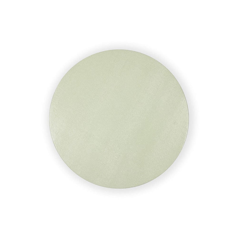 Caspari Moss Green Lizard Round Placemat - 1 Per Package