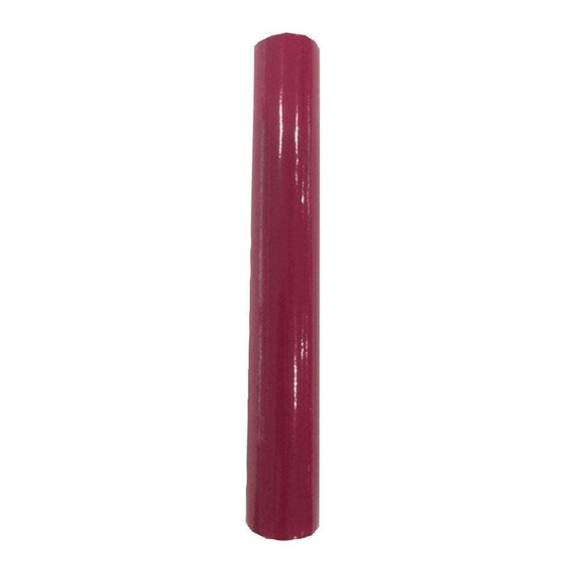 Caspari Paper Linen Solid Table Runner In Cranberry - 1 Each