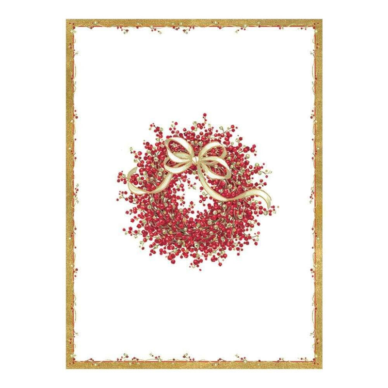Caspari Pepperberry Die-Cut Place Cards - 8 Per Package