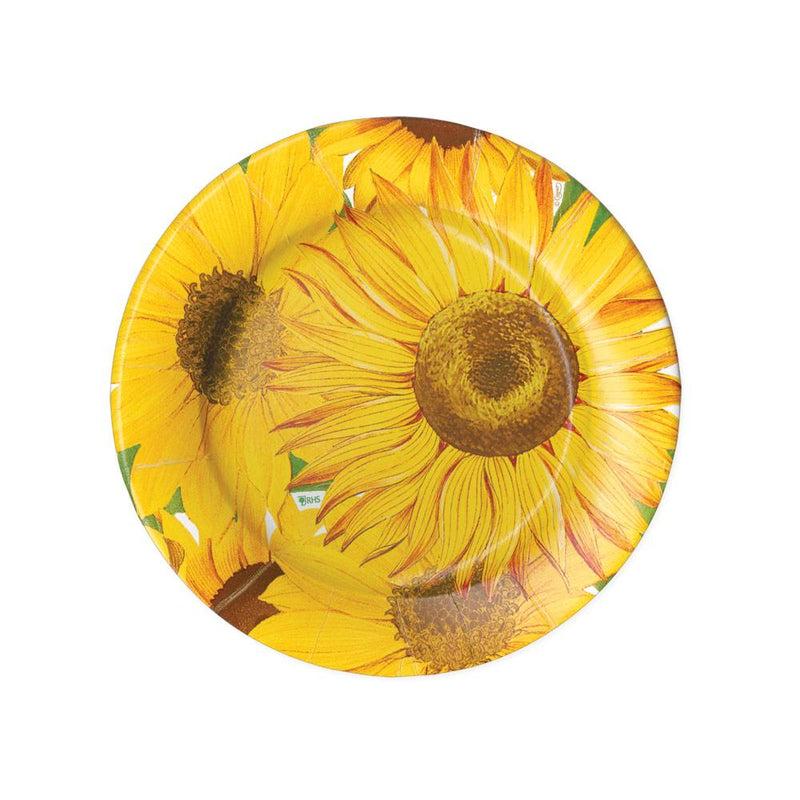 Caspari Sunflowers Paper Salad & Dessert Plates - 8 Per Package