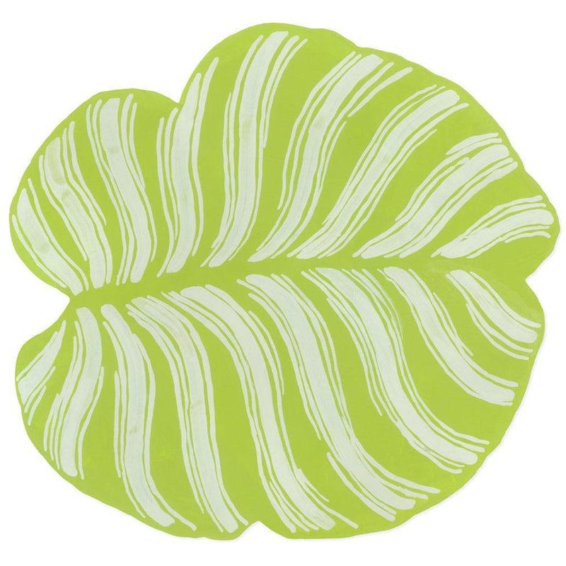 Caspari Tropical Leaf Die-Cut Placemat - 1 Per Package