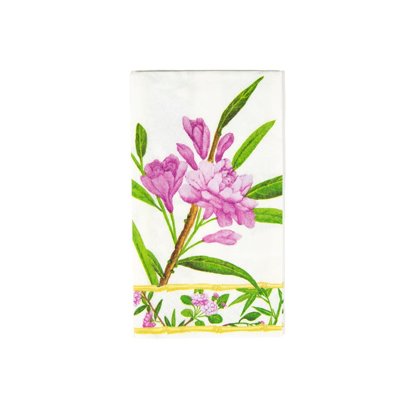 caspari Wellington Ivory Guest Towel Napkins - 15 Per Package